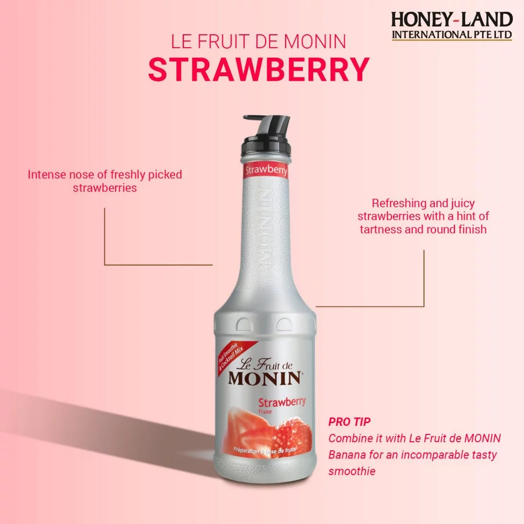 MONIN Strawberry Fruit Mix - Image 2